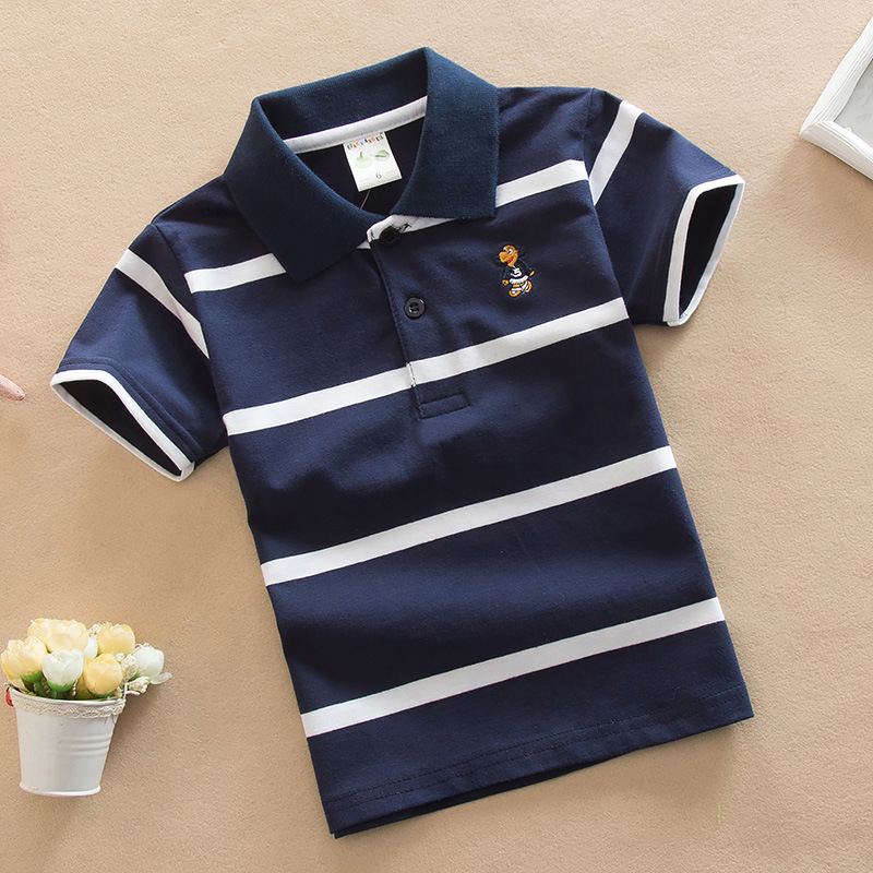 Baby Clothing In Summer - Yaz Erkek Polo Gömlek Kısa Kollu