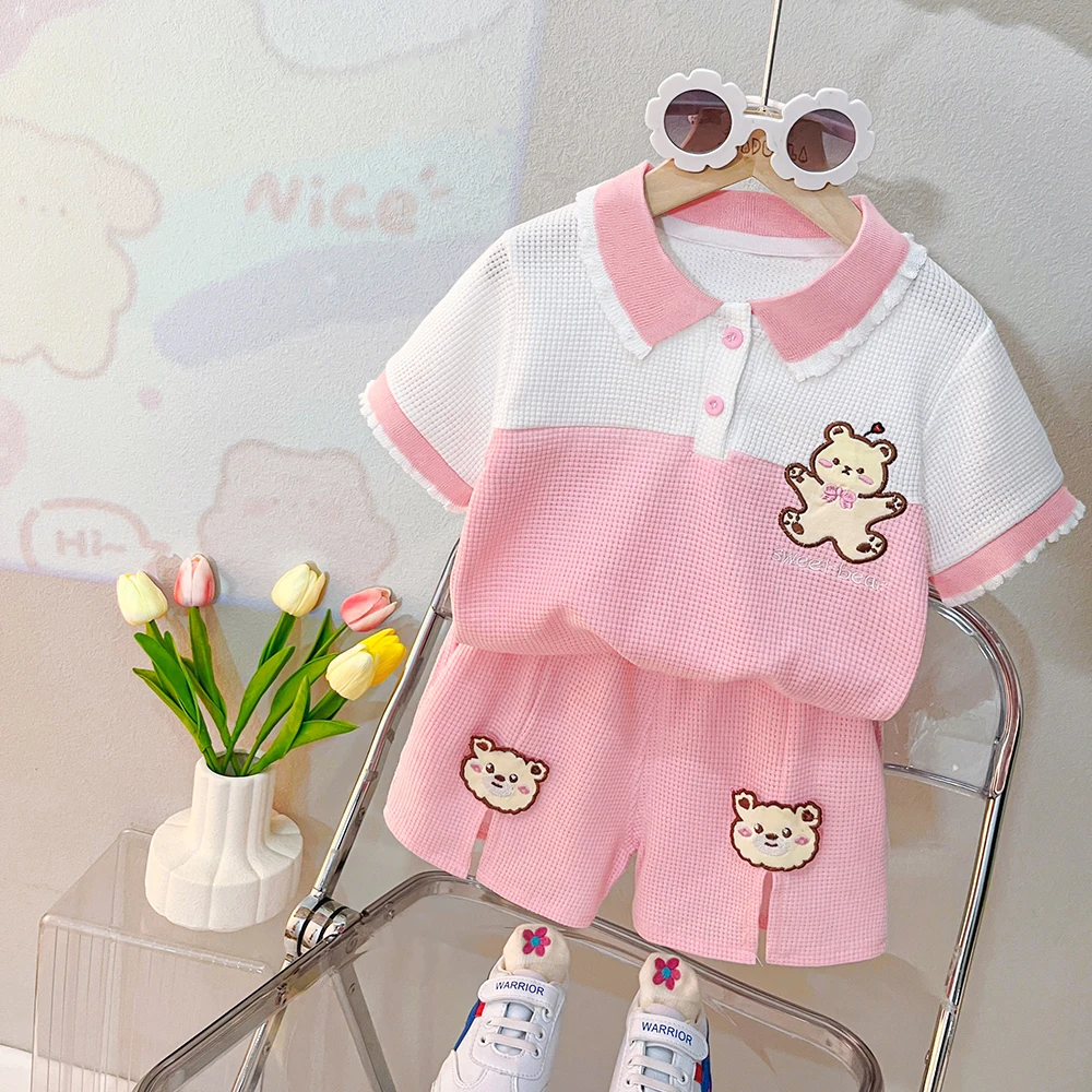 Baby Clothing Hong Kong - Yaz Bebek Kız T Gömlek Şort