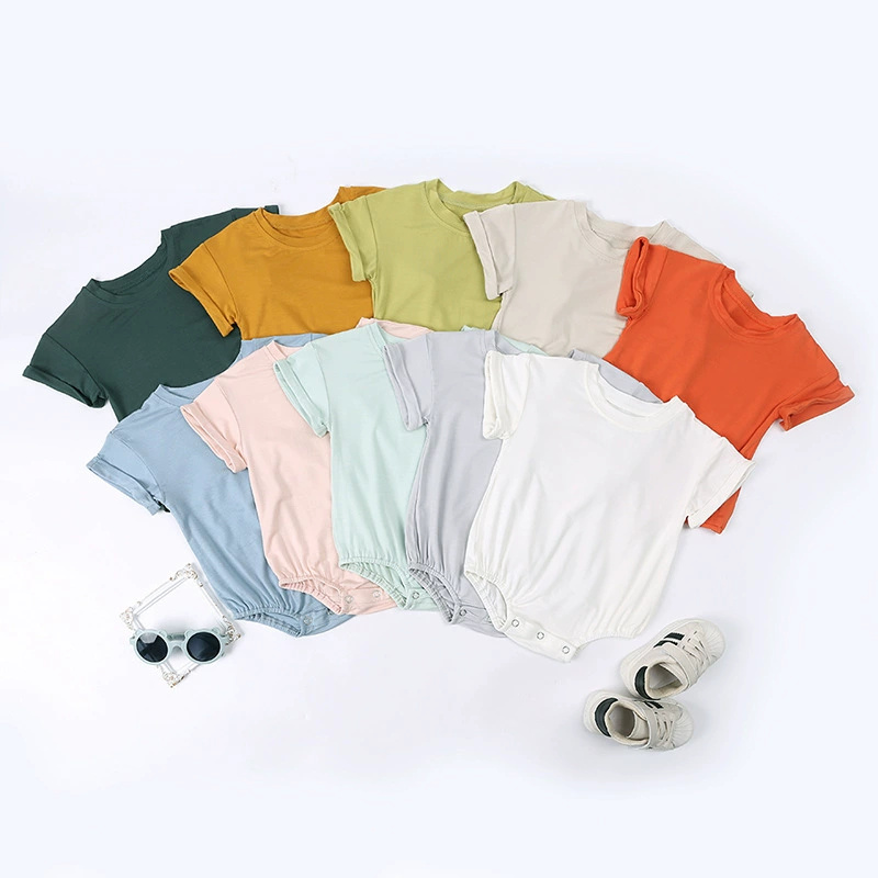 Bamboo Bodysuit Baby - Yenidoğan Erkek Bebek Kız Temel Düz