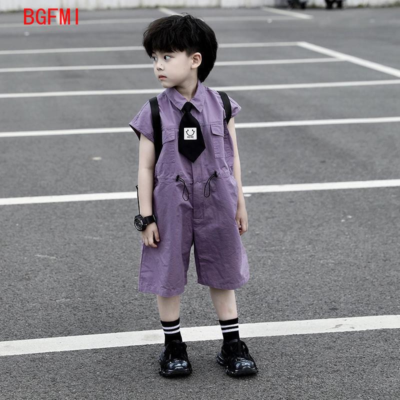 Baby Clothing Boy - Çocuklar Yaz Şort Tulum Capri Erkek