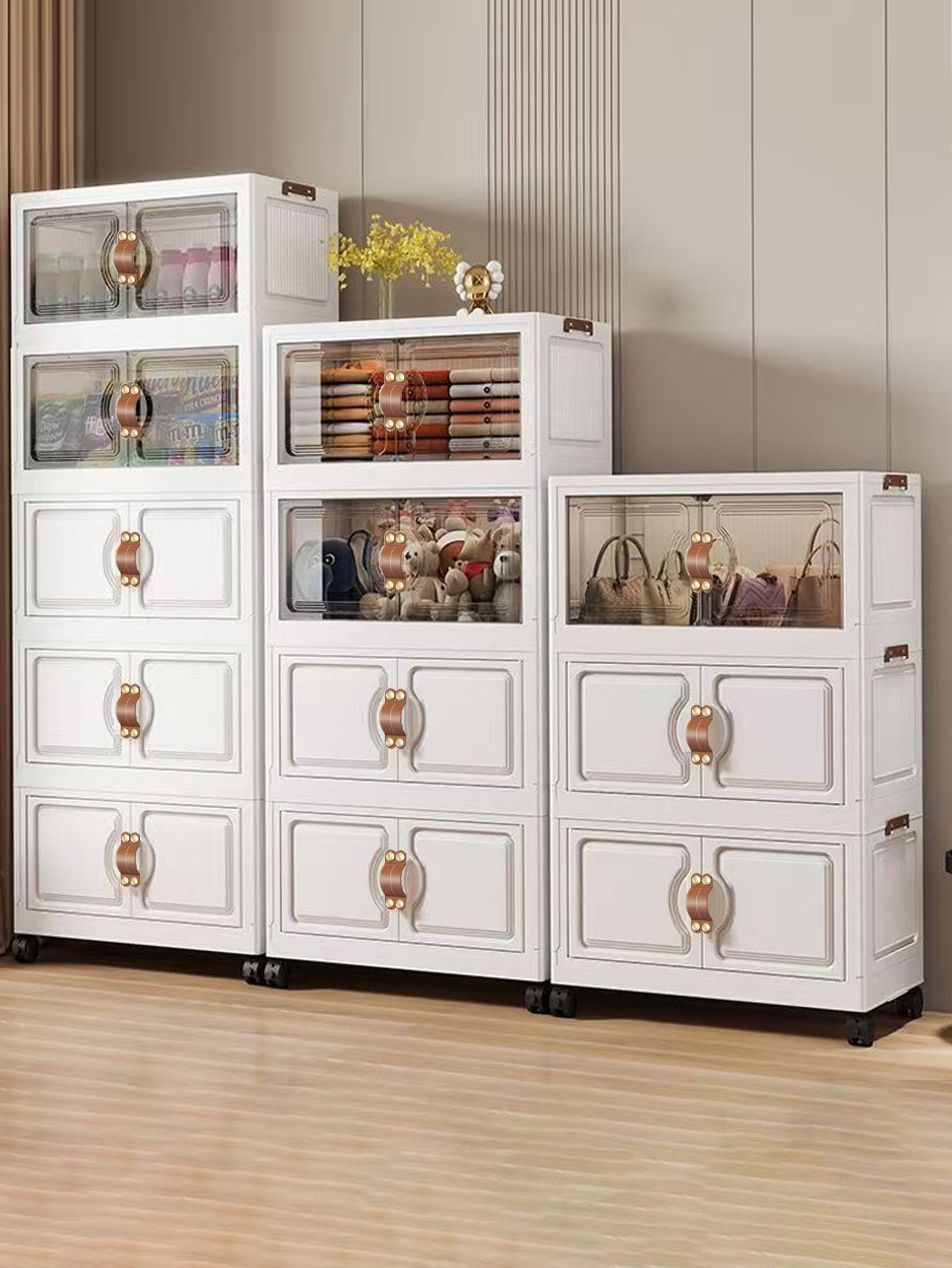 Baby Clothing Wardrobe - Katlanabilir Kurulum Gerektirmeyen Çocuk Gardırop Dolabı