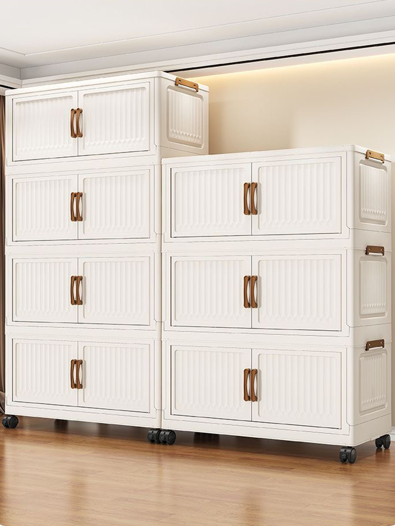 Baby Clothing Wardrobe - Katlanabilir Kurulum Gerektirmeyen Çok Katmanlı Plastik