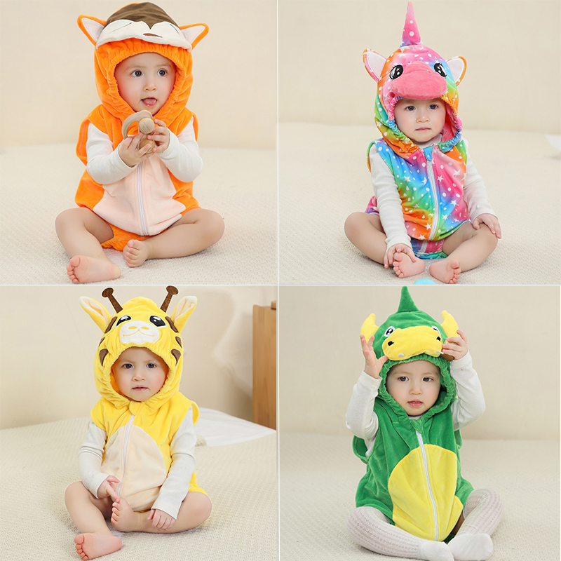 Baby Clothing Boy - MICHLEY Karnaval Bebek Romper Bodysuit Kolsuz