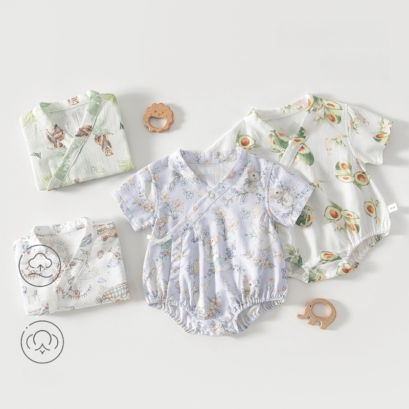 Bamboo Bodysuit Baby - Yenidoğan Bebek Bodysuit Yaz Yumuşak Bambu