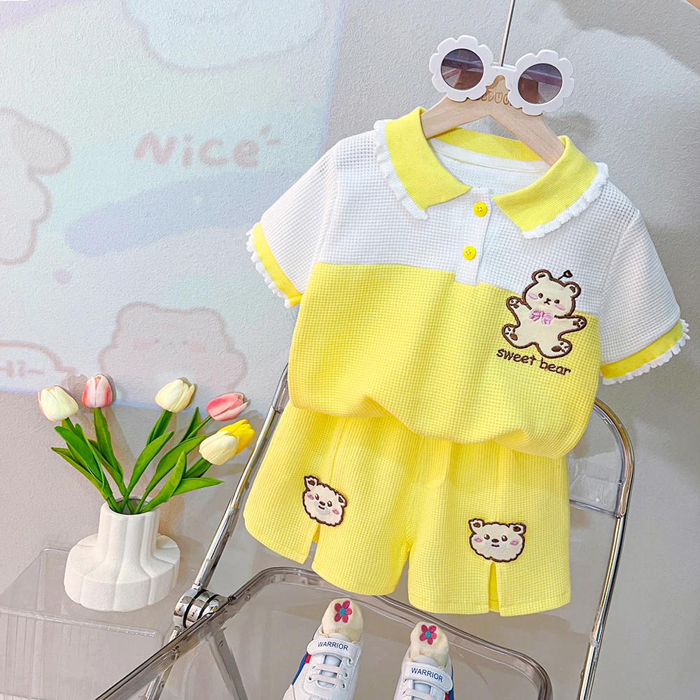 Yaz Bebek Kız T Gömlek Şort Ço - Baby Clothing Hong Kong incelemesi ve fiyatı