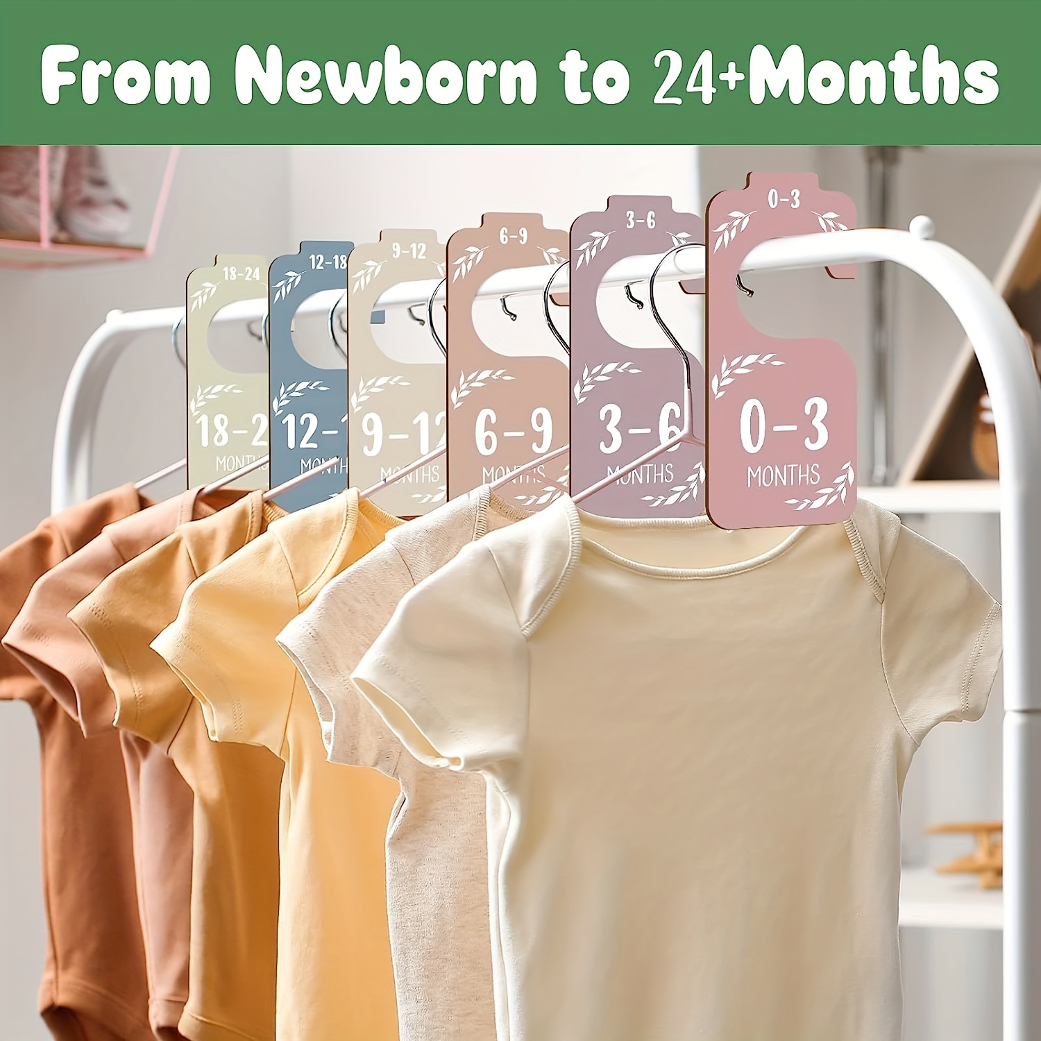 8 adet Ahşap Bebek Dolap Bölüc - Baby Clothing Wardrobe incelemesi ve fiyatı