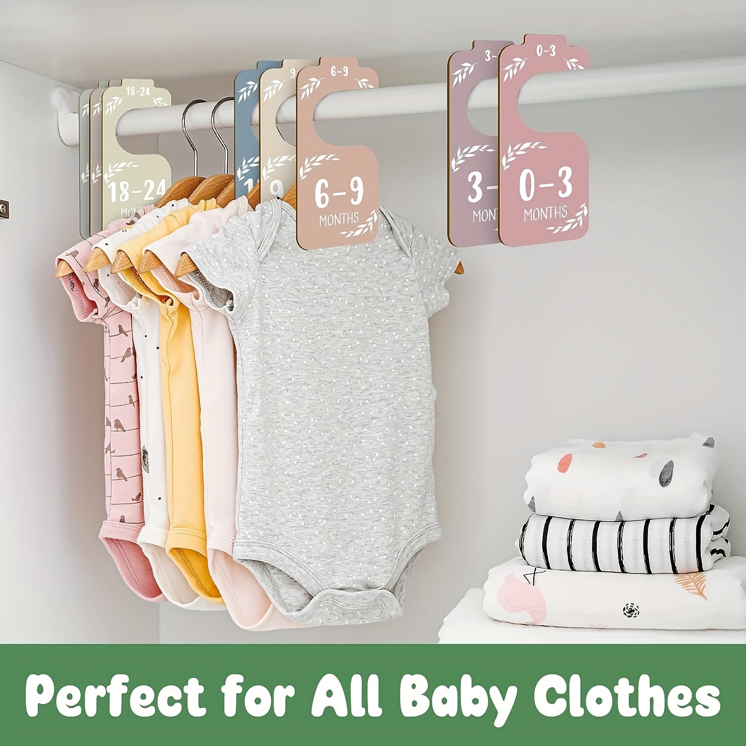 8 adet Ahşap Bebek Dolap Bölüc - Baby Clothing Wardrobe incelemesi ve fiyatı