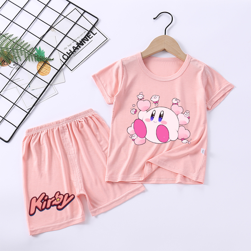 Yeni Kirbys Kız Pijama Kawaii  - Baby Clothing In Summer incelemesi ve fiyatı