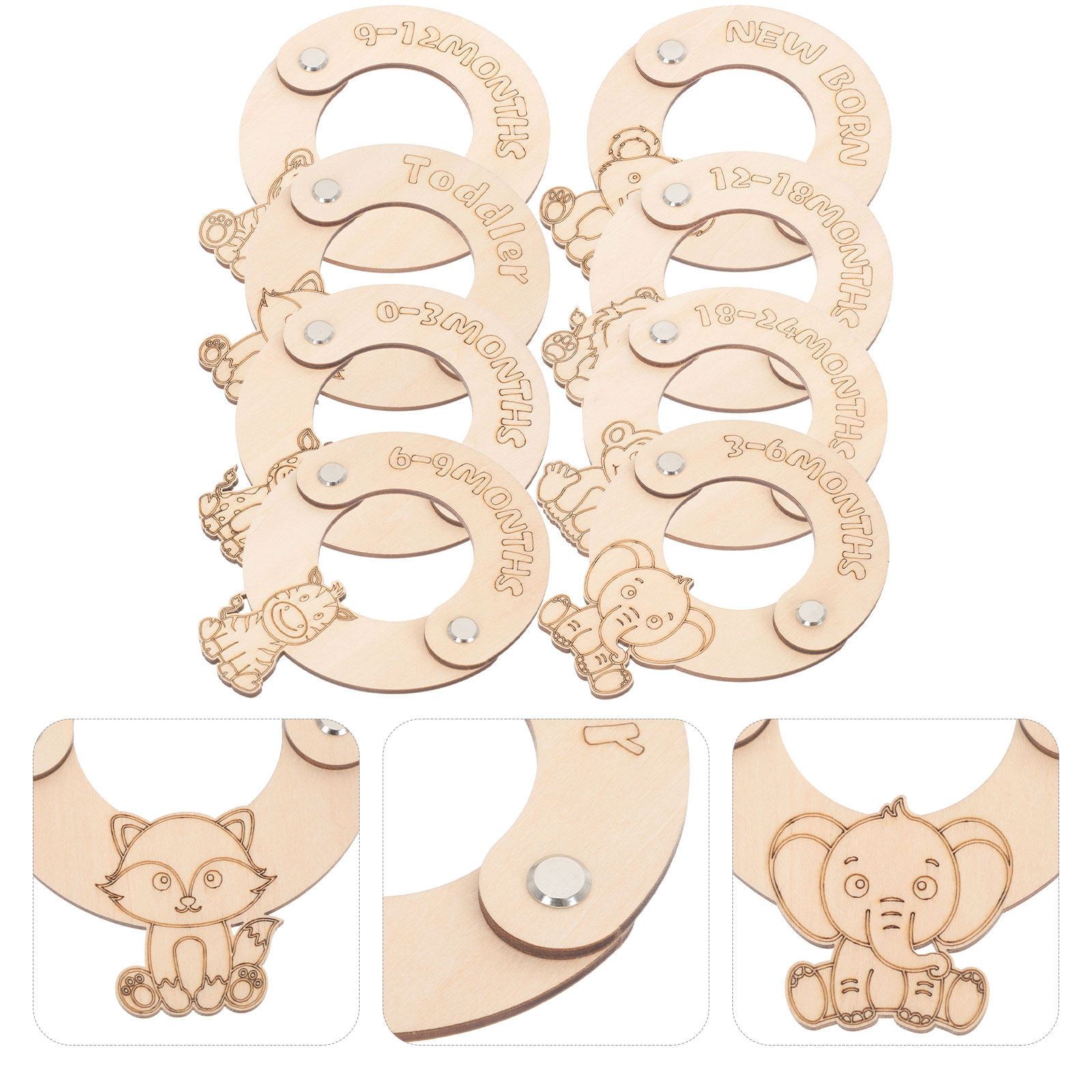 8 Adet Bebek Kıyafet Düzenleyi - Baby Clothing Wardrobe incelemesi ve fiyatı