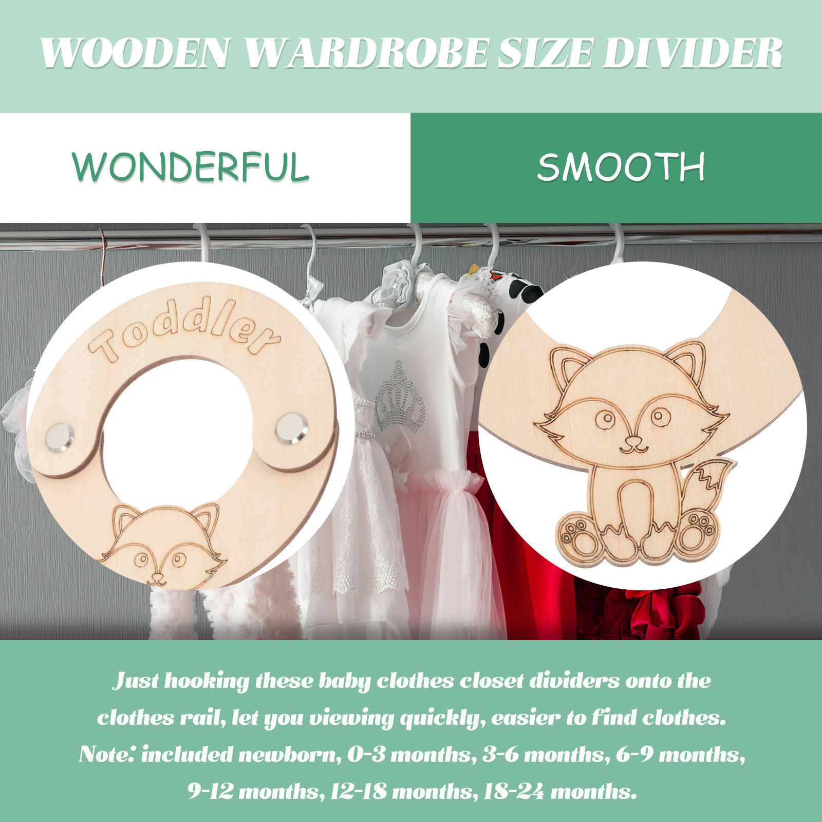 8 Adet Bebek Kıyafet Düzenleyi - Baby Clothing Wardrobe incelemesi ve fiyatı
