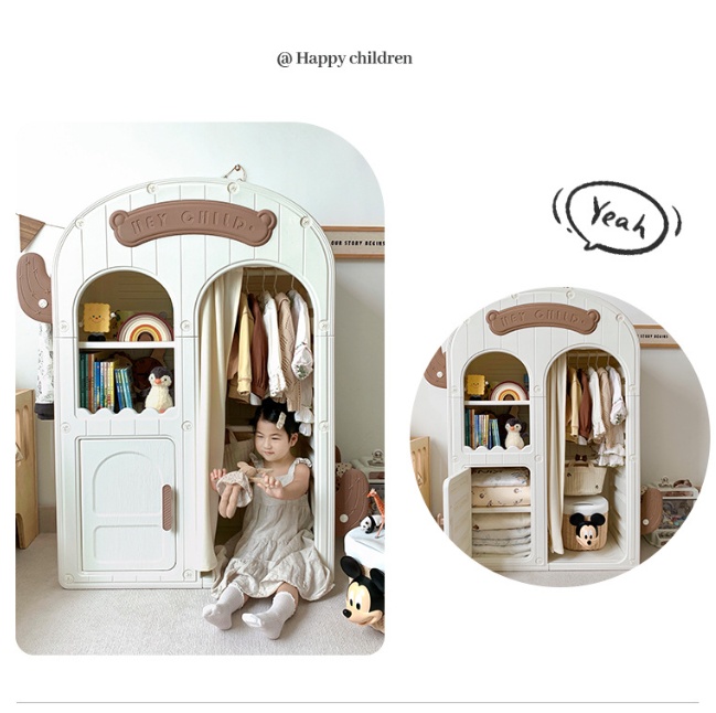 Çocuk Gardırobu Ev Tipi Yatak  - Baby Clothing Wardrobe incelemesi ve fiyatı