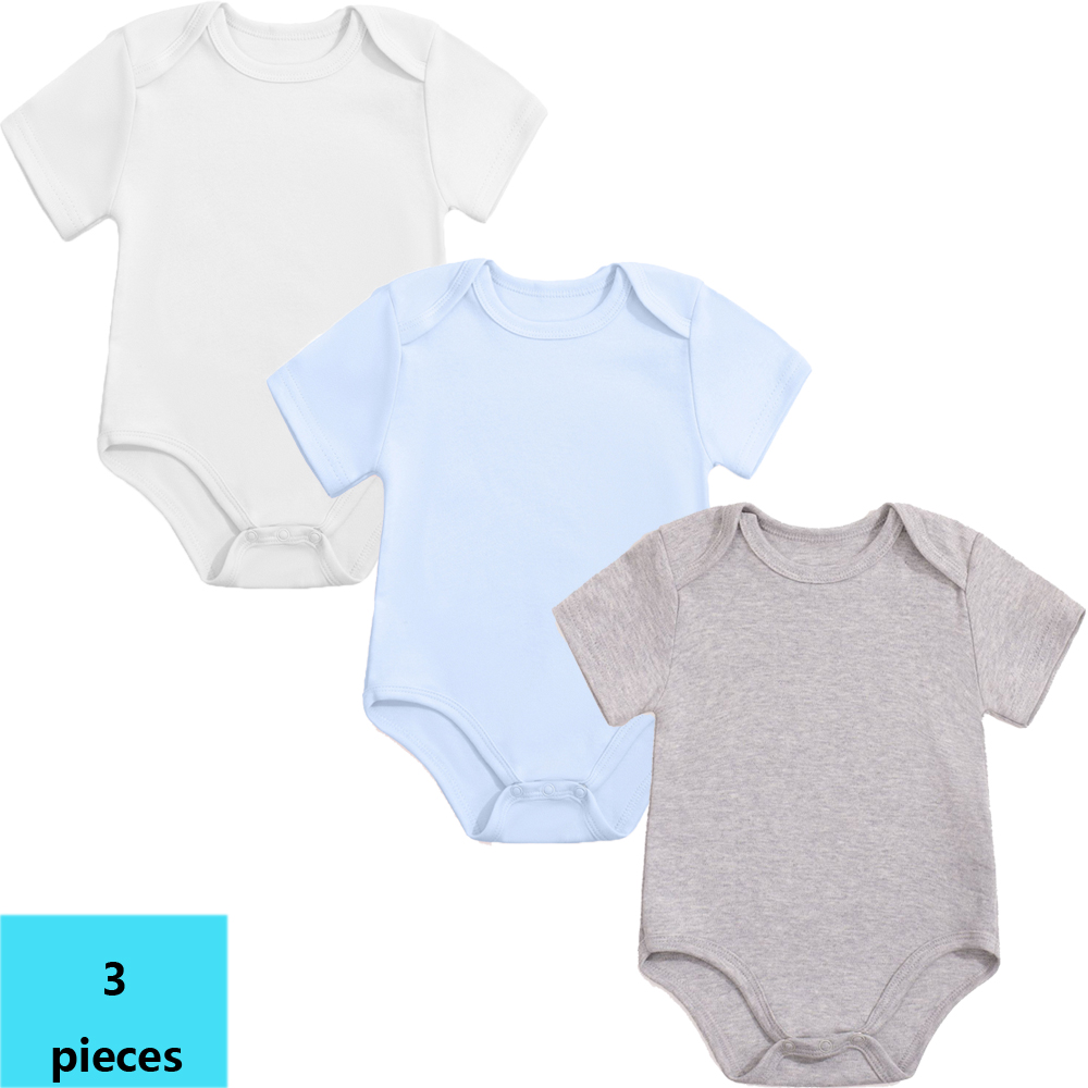 3 adet 3M-24M kısa kollu pamuk - Bamboo Bodysuit Baby incelemesi ve fiyatı
