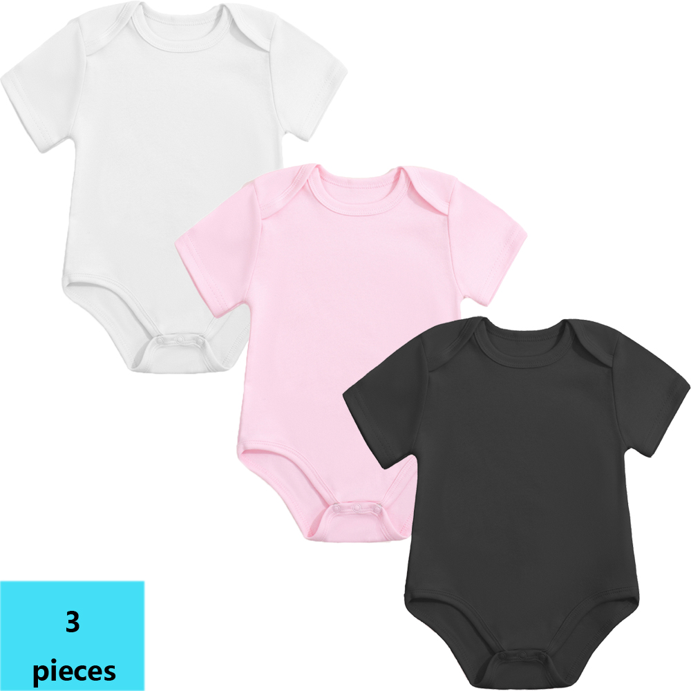 3 adet 3M-24M kısa kollu pamuk - Bamboo Bodysuit Baby incelemesi ve fiyatı